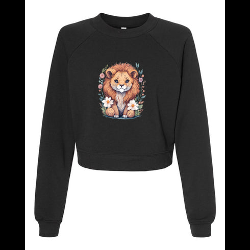 Cartoon lion Bella canvas hoodie 7505